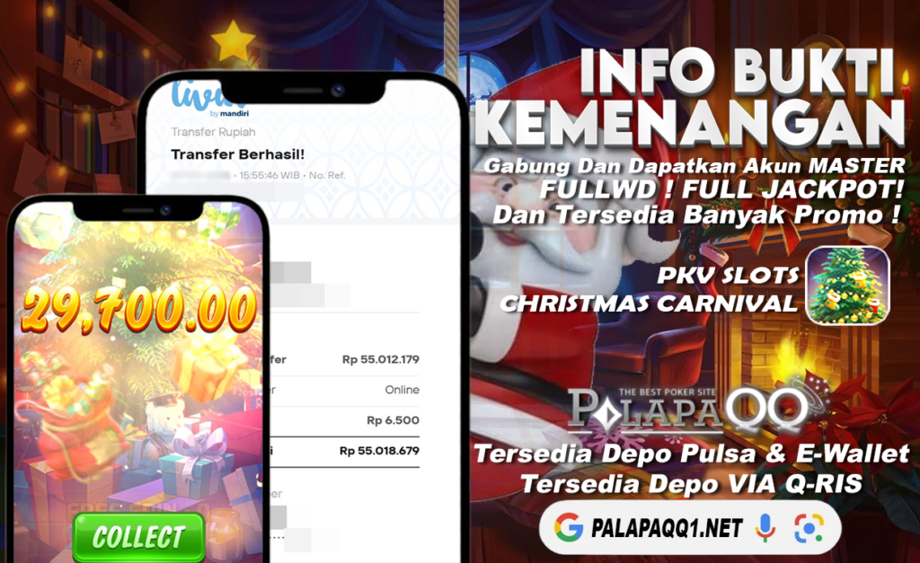 Bukti Kemenangan PalapaQQ Tanggal 28 Desember 2025