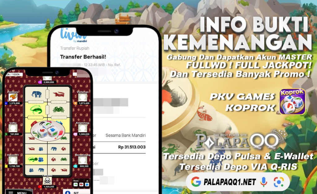 Bukti Kemenangan PalapaQQ Tanggal 29 Desember 2025