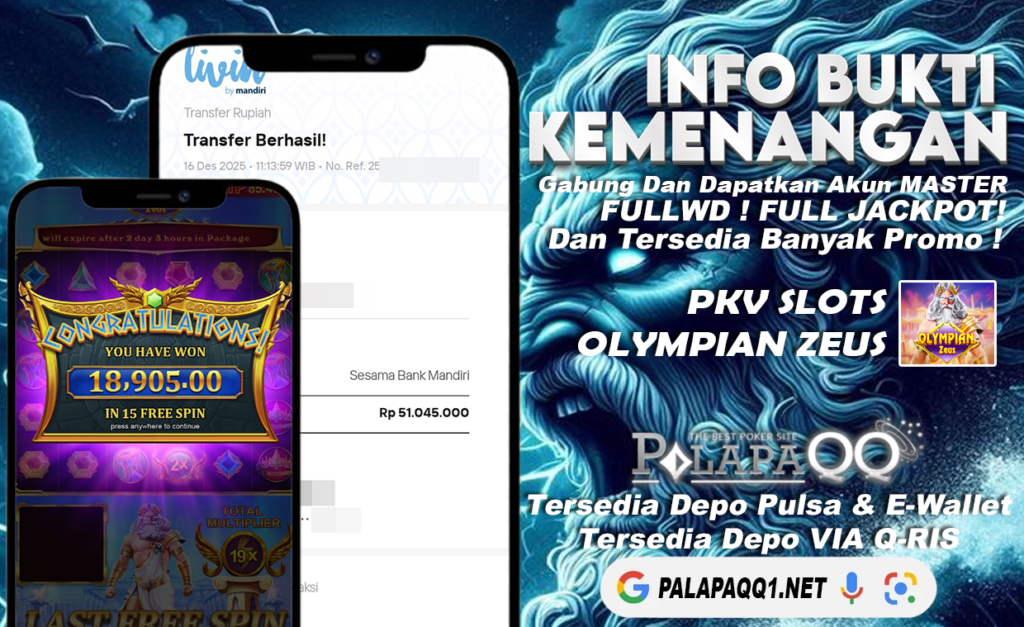 Bukti Kemenangan PalapaQQ