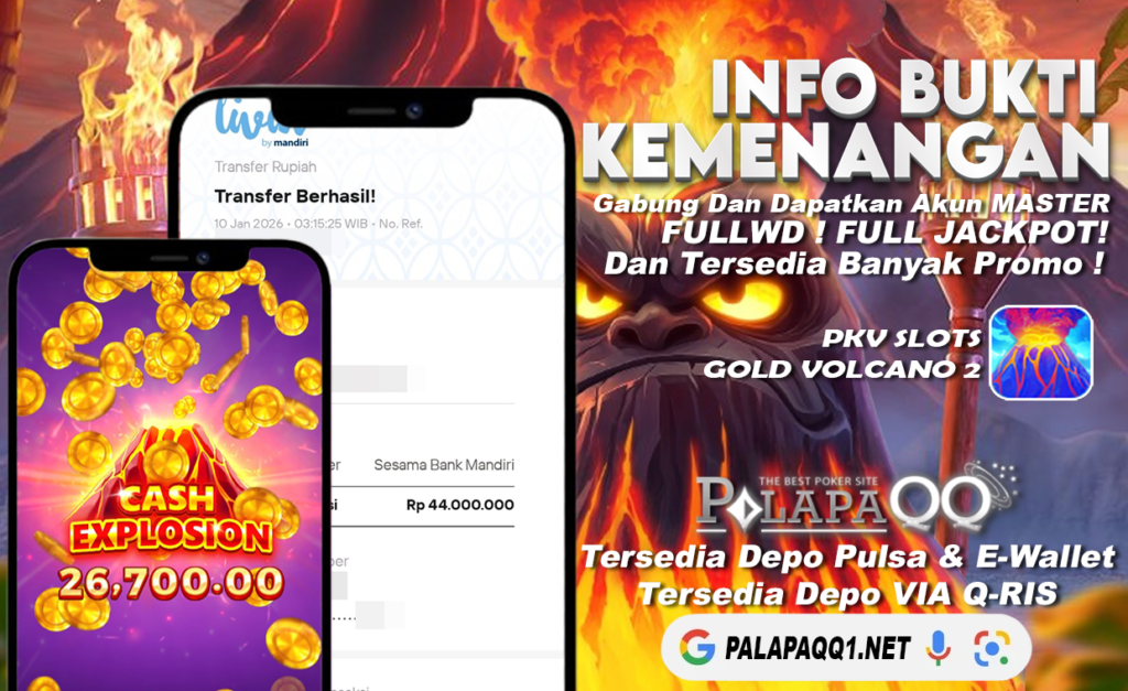 Bukti Kemenangan PalapaQQ Tanggal 10 January 2026