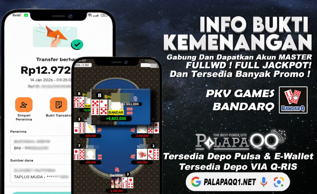 Bukti Kemenangan PalapaQQ Tanggal 14 January 2026