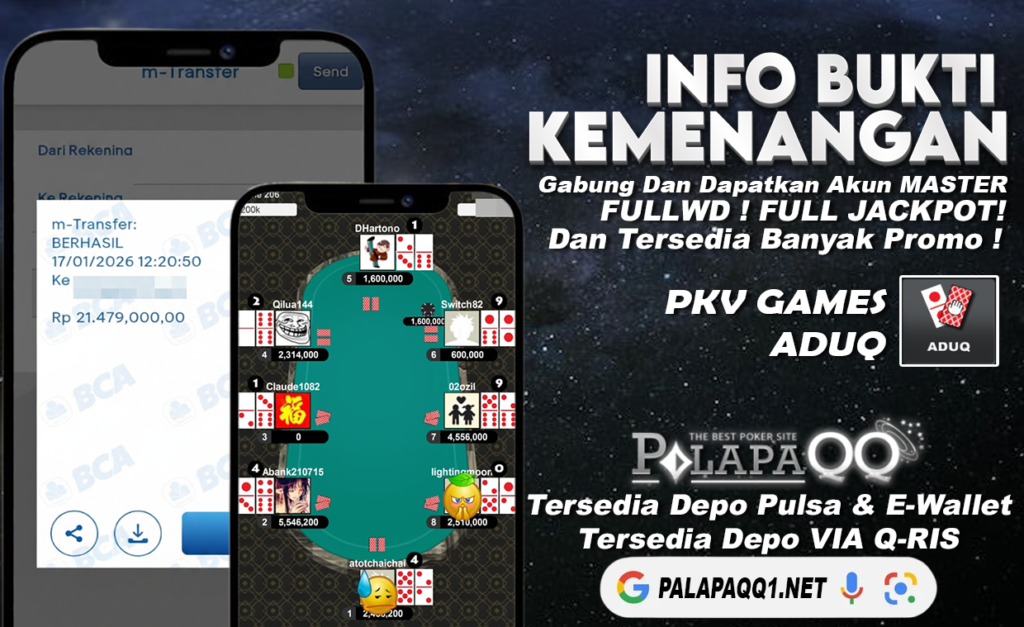 Bukti Kemenangan PalapaQQ Tanggal 17 January 2026