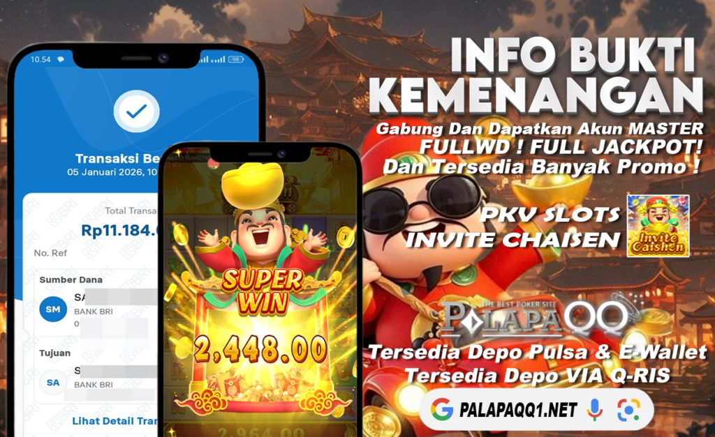 Bukti Kemenangan PalapaQQ Tanggal 05 January 2026