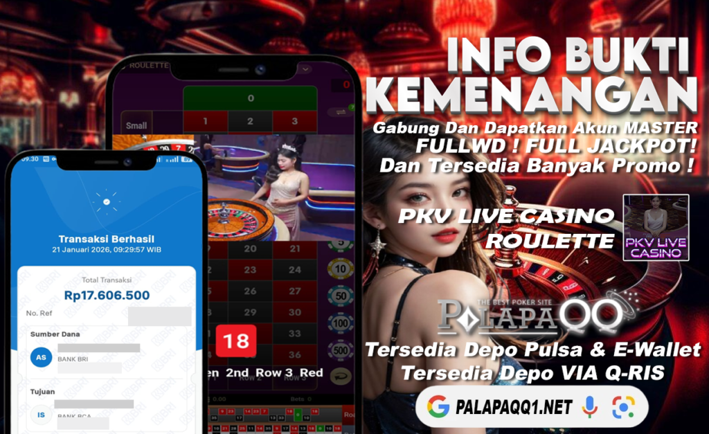 Bukti Kemenangan PalapaQQ Tanggal 21 January 2026