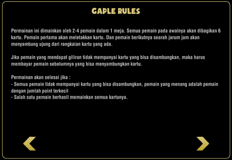 Panduan Bermain Games Gaple