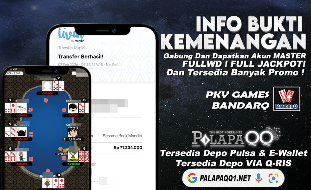 Bukti Kemenangan PalapaQQ Tanggal 07 February 2026