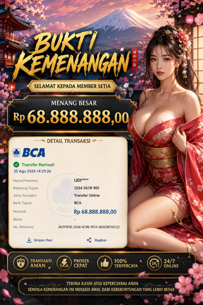 Bukti Kemenangan 27 AGUSTUS menjadi salah satu informasi yang banyak di cari oleh pemain ketika ingin melihat hasil permainan secara lebih nyata. Melalui dokumentasi hasil yang tersedia, pemain dapat mengetahui bagaimana sebuah sesi permainan berakhir. Namun, setiap bukti sebaiknya di periksa terlebih dahulu agar informasi yang di tampilkan tetap akurat dan dapat di percaya.